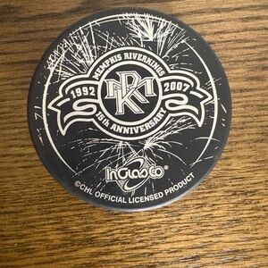 Vintage Memphis River Kings 15th Anniversary Hockey Puck 1992-2007 CHL